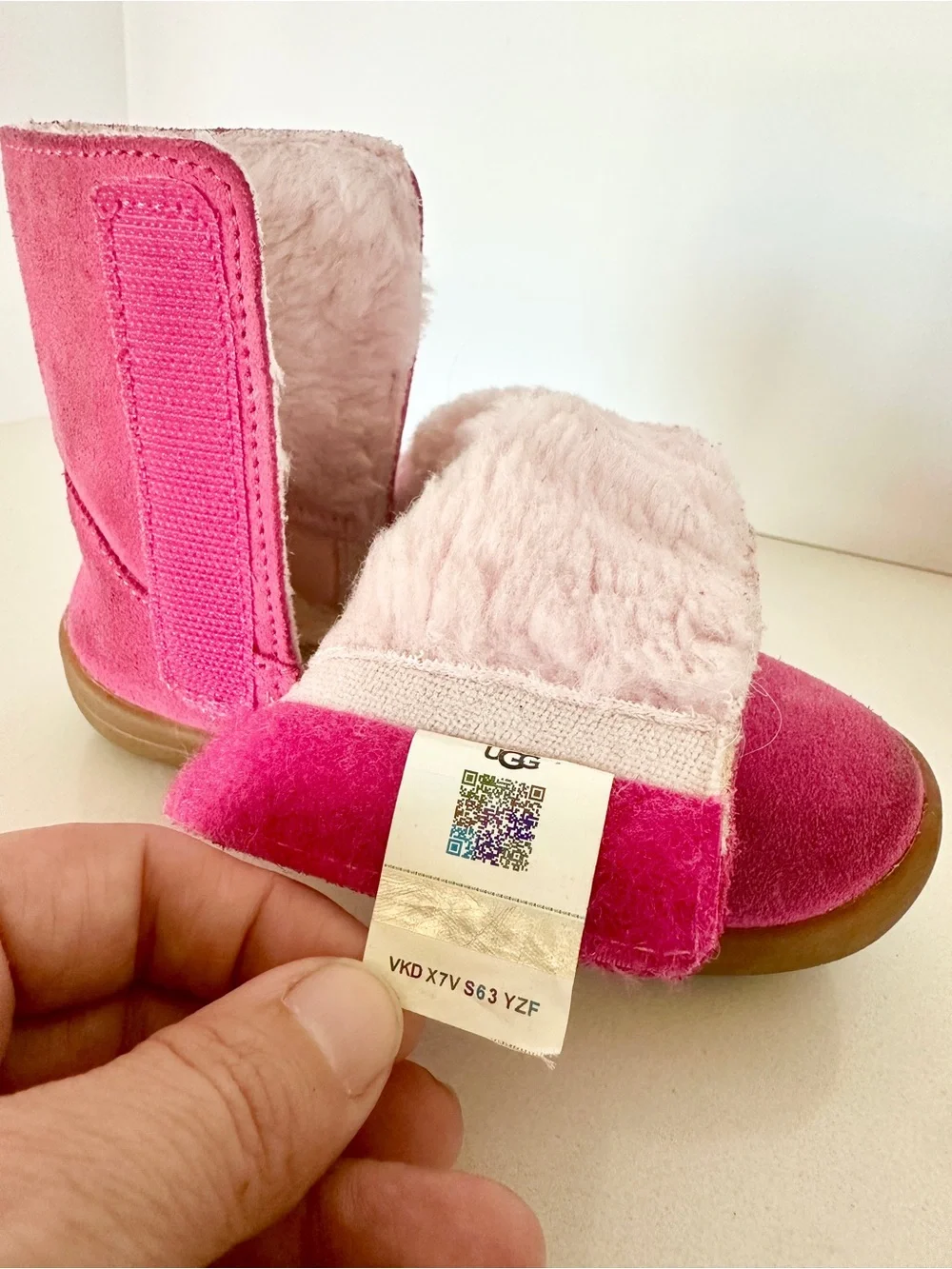 UGG Keelan II Toddler Boots - Bright Pink Size 8
